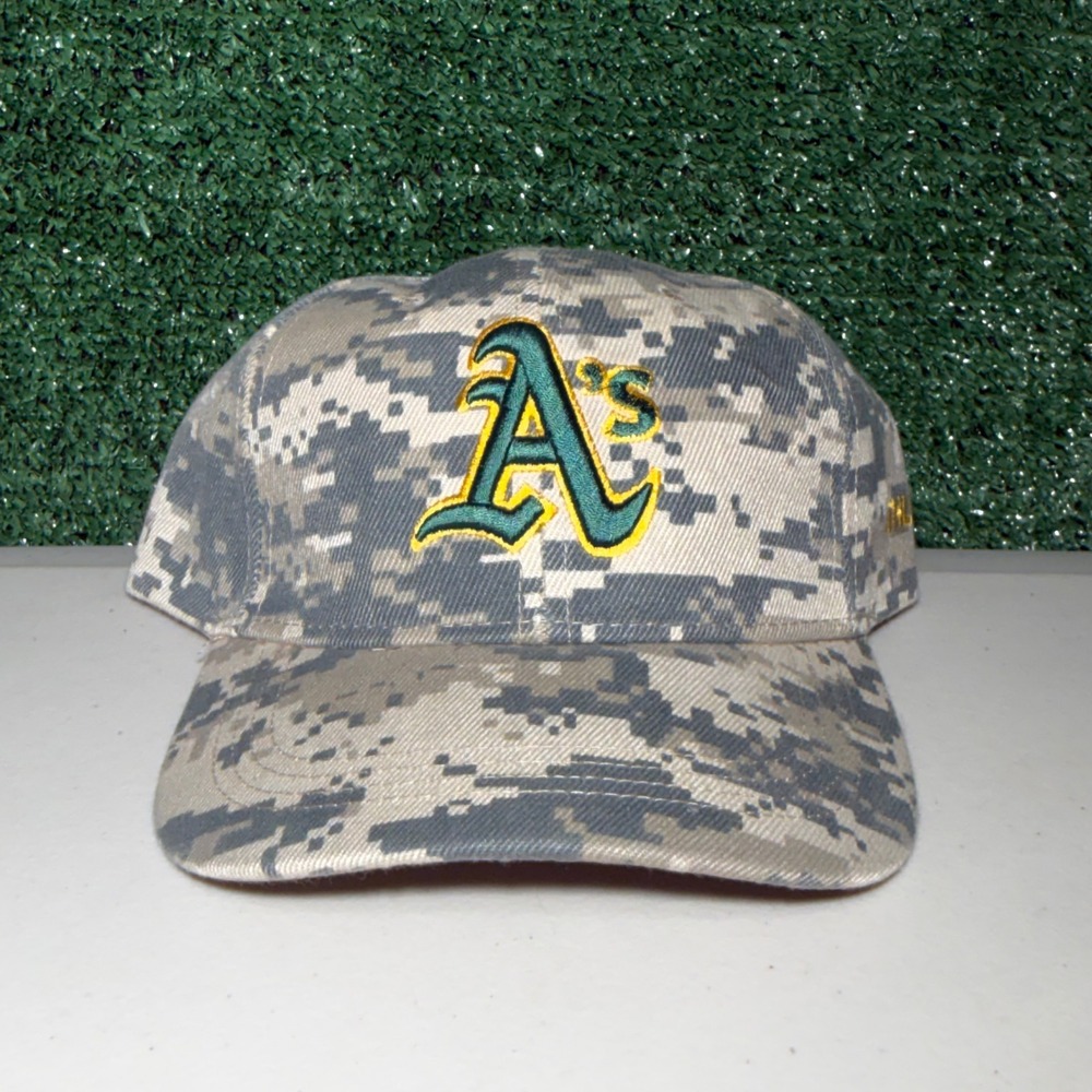 Oakland Athletics Hat Digital Camo Baseball Adjustable Strapback Cap Unisex OSFM